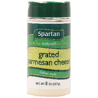 Spartan  100% grated parmesan cheese 8oz
