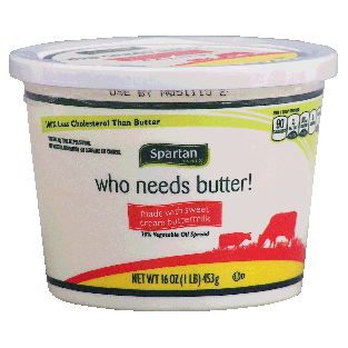 Spartan  who needs butter! 70% vegetable oil spread 16oz