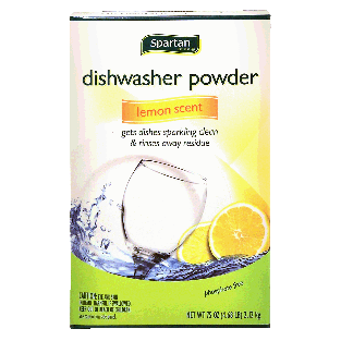 Spartan  lemon scented automatic dishwasher detergent powder 75oz
