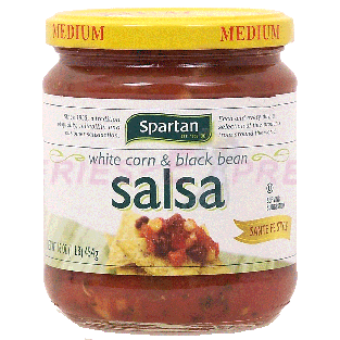 Spartan  white corn & black bean salsa, sante fe style 16oz