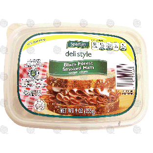 Spartan deli style black forest smoked ham  9oz