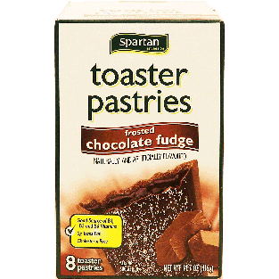 Spartan  toaster pastries, frosted fudge, 8-count 14.7oz