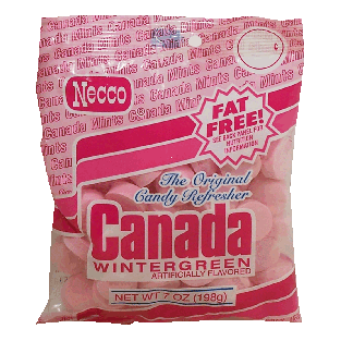 Necco  canada wintergreen flavor candy  7oz