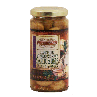 World Classics  marinated mushrooms with garlic & herb italian styl 8oz
