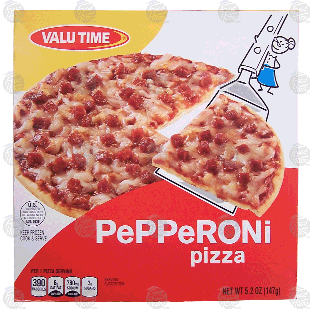 Valu Time  pepperoni pizza 5.2-oz