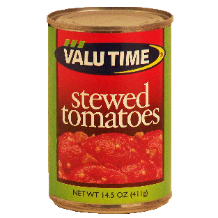 Valu Time  stewed tomatoes  14.5oz