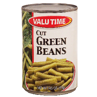 Valu Time  cut green beans  14.5oz