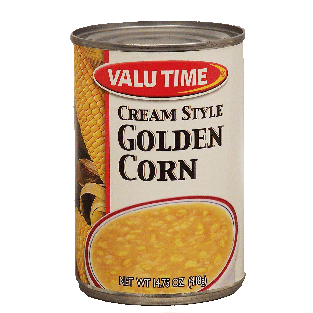 Valu Time  cream style golden corn 14.75oz