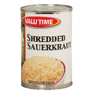 Valu Time  shredded sauerkraut 14.5oz