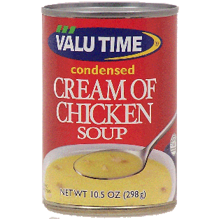 Valu Time  condensed cream of chicken soup 10.5oz