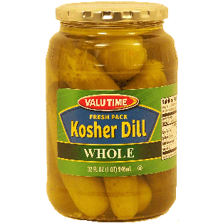 Valu Time Fresh Pack kosher dill 32fl oz