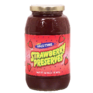 Valu Time  strawberry preserves 32oz