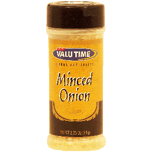 Valu Time herbs and spices minced onion 2.25oz