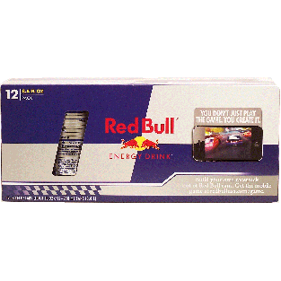 Red Bull  carbonated energy drink, 8.5-fl. oz. cans 12pk