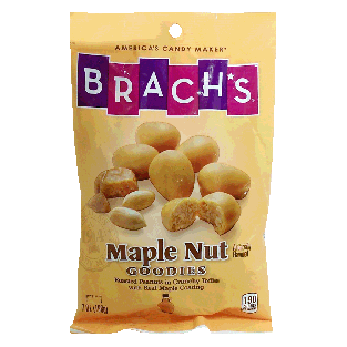 Brach's Maple Nut Goodies peanuts in crunchy toffee with maple coat 7oz