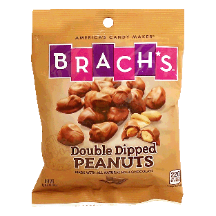 Brach's Double Dippers roasted peanuts double dipped in 100% milk c 6oz