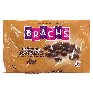 Brach's California Raisins sweet raisins covered in 100% milk choc 12oz