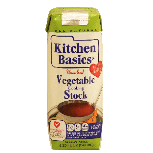 Kitchen Basics  unsalted vegetable cooking stock 8.25fl oz