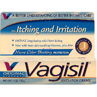 Vagisil  original strength anti-itch creme, odor-blocking formula 1oz