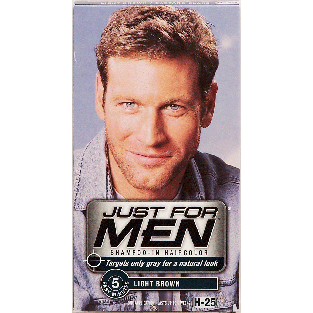 Just For Men  shampoo-in hair color, light brown  1ct