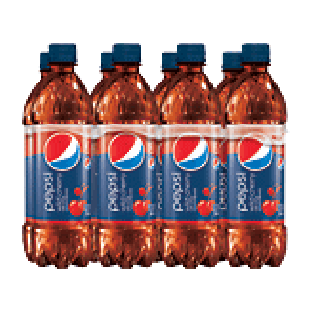 Pepsi  wild cherry flavor cola, 1/2-liter 8pk