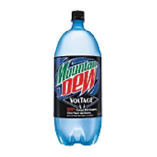 Mountain Dew Voltage dew charged with raspberry citrus flavor and gi2L