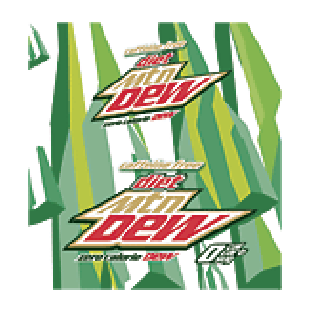 Mountain Dew Diet Caffeine Free Soda 12 Oz Fridge Mate 12pk