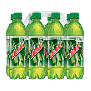 Mountain Dew  citrus soda pop, 8 1/2-liter bottles 4L