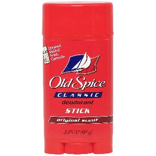 Old Spice  classic deodorant stick, original scent 3.25fl oz