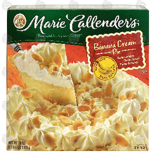 Marie Callender's  banana cream pie, extra flaky crust made from 38-oz