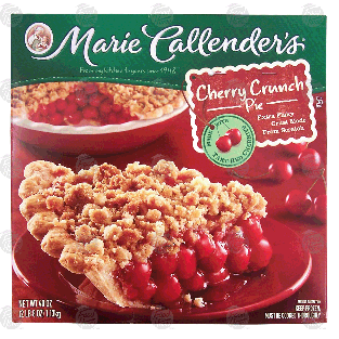 Marie Callender's  cherry crunch pie, extra flaky crust made from40-oz