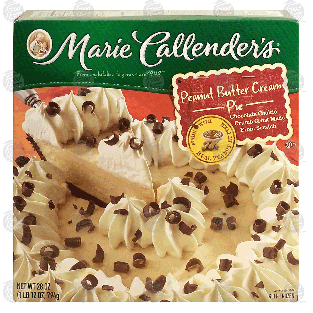 Marie Callender's  peanut butter cream pie, chocolate cookie crum28-oz