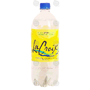 La Croix  natural lemon flavored sparkling water 1-L