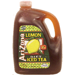 Arizona Zero no calorie iced tea with lemon flavor 128fl oz