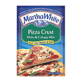 Martha White Pizza Crust Mix Crispy Crust Recipe 6.5oz