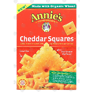 Annie's Cheddar Squares baked snack crackers 7.5oz