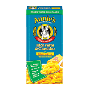 Annie's Homegrown rice pasta & cheddar gluten free macaroni cheese  6oz