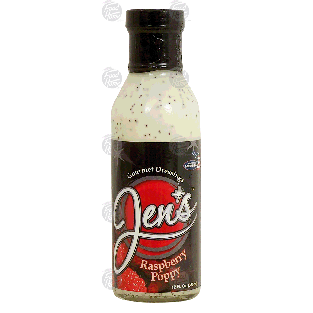 Jen's  raspberry poppy dressings 12fl oz