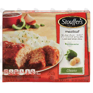 Stouffer's Core Meatloaf Ketchup Glazed In Gravy w/Mashed Potat9.875oz