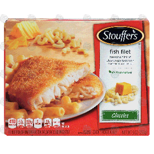 Stouffer's Classics fish fillet, breaded alaskan pollock fillet an9-oz