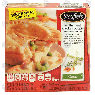 Stouffer's  white meat chicken pot pie 10-oz