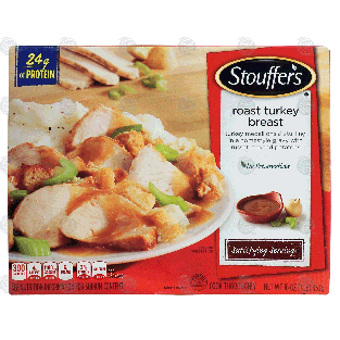 Stouffer's Satisfying Servings roast turkey breast & stuffing in 16-oz