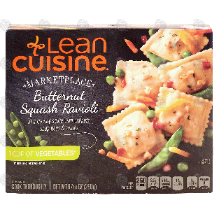 Lean Cuisine Marketplace butternut squash ravioli in a creamy 9.875-oz