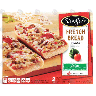 Stouffer's French Bread Pizza deluxe, 2 pizzas 12.375-oz