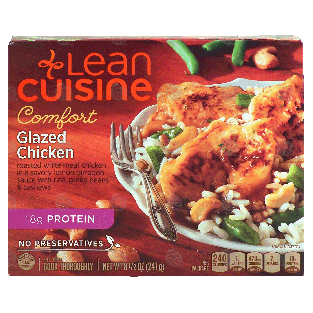 Stouffer's Lean Cuisine comfort; glazed chicken; roasted chicken8.5-oz