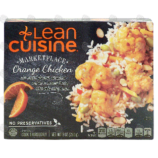 Stouffer's Lean Cuisine marketplace; orange chicken w/roasted almo9-oz