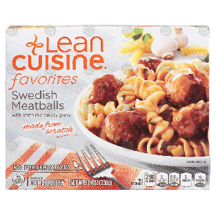 Stouffer's Lean Cuisine One Dish Favorites Swedish Meatballs w/9.125oz
