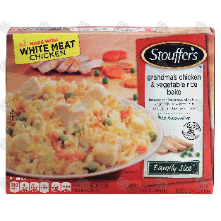 Stouffer's Family Size  Grandma's Chicken & Vegetable Rice Bake 36oz