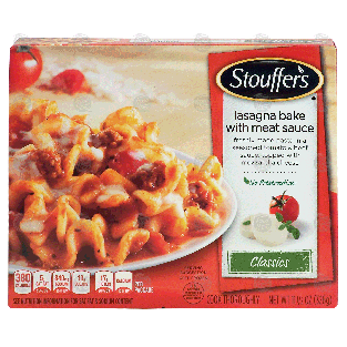 Stouffer's Classics lasagna bake with meat sauce, tender pasta 11.5-oz