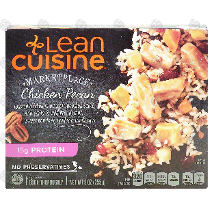 Stouffer's Lean Cuisine marketplace; chicken pecan, in a maple bou9-oz